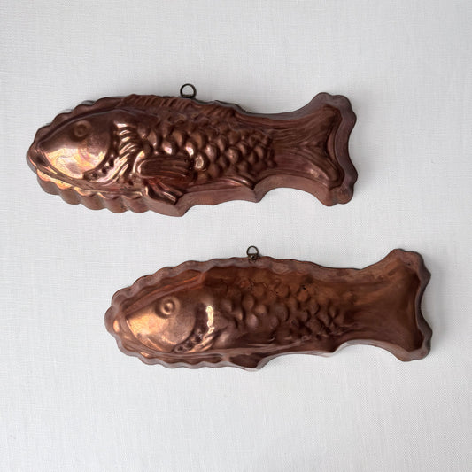 Vintage Fish Copper Molds