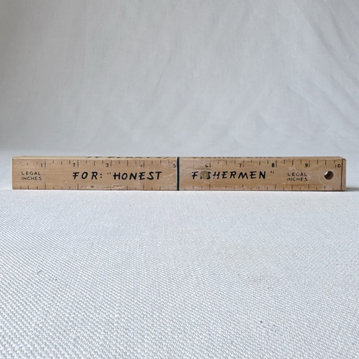 Novelty 'Honest Fisherman' Knife & Ruler