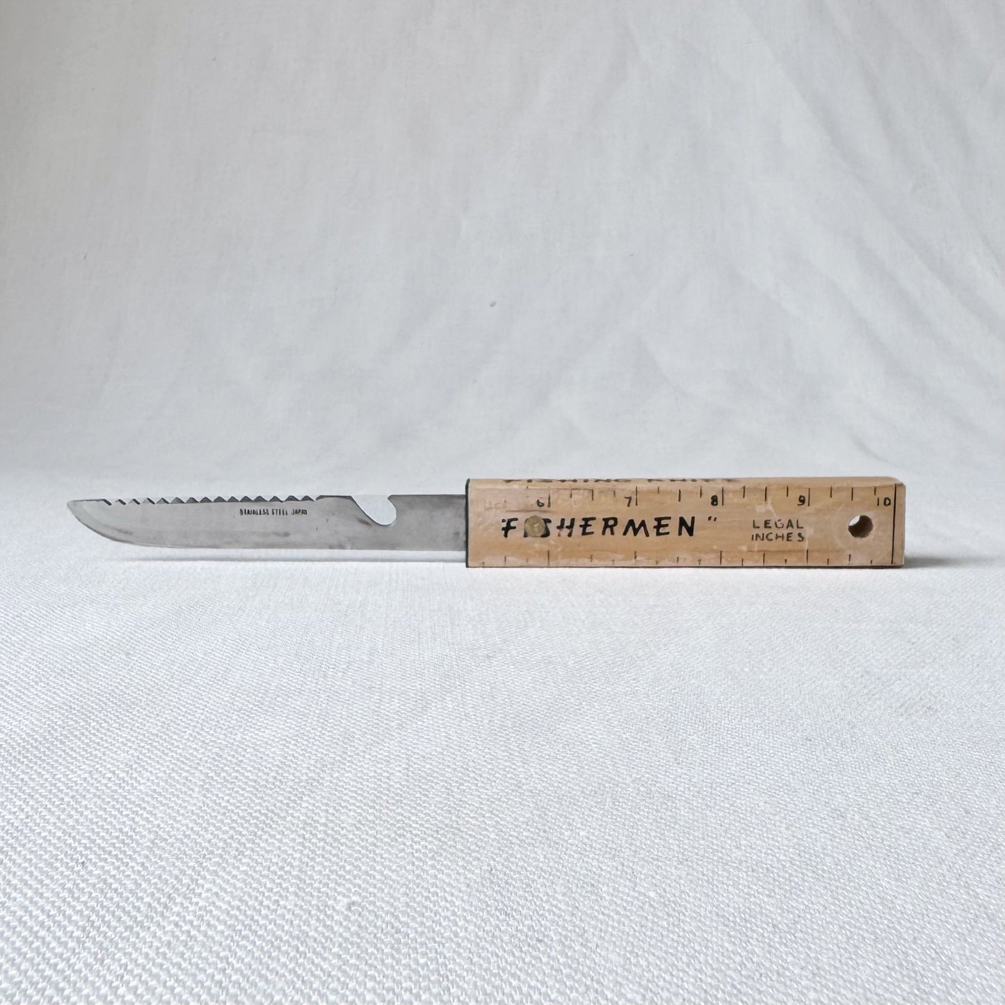 Novelty 'Honest Fisherman' Knife & Ruler