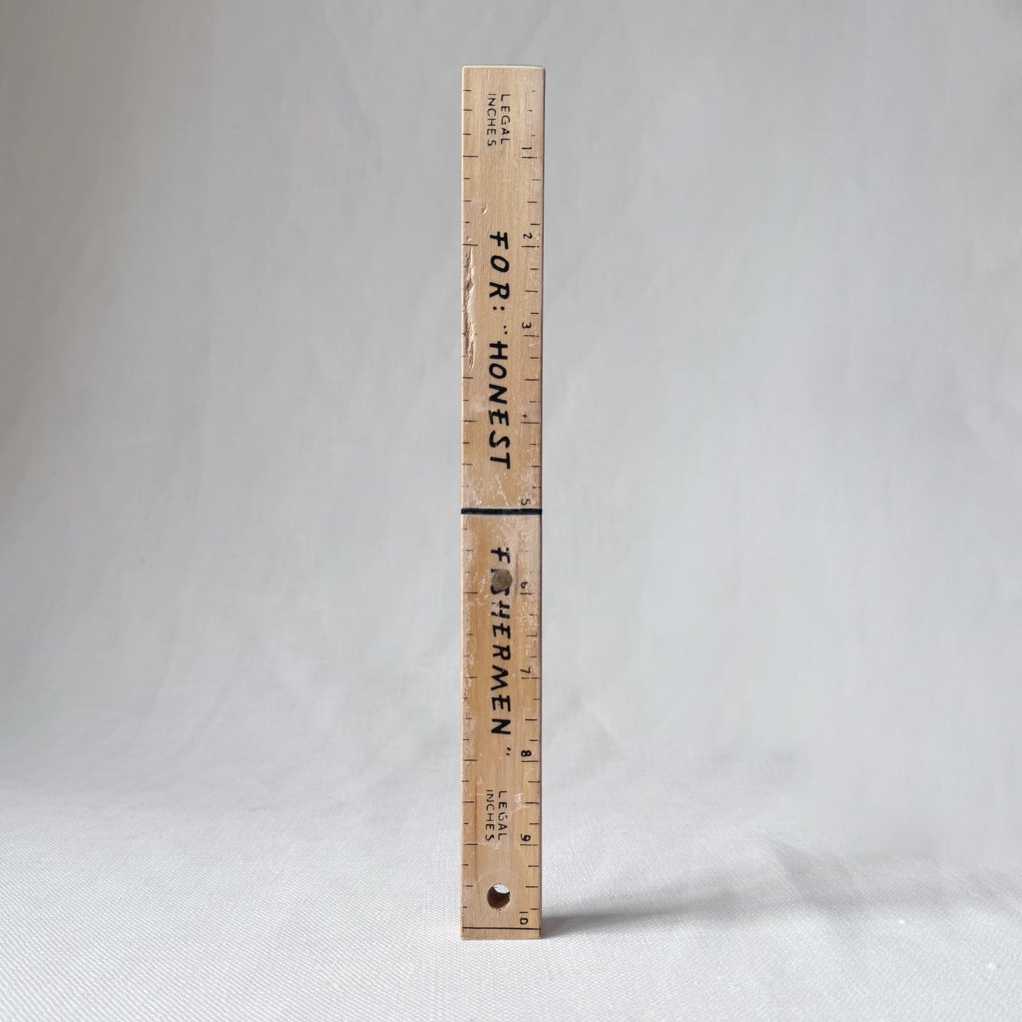 Novelty 'Honest Fisherman' Knife & Ruler