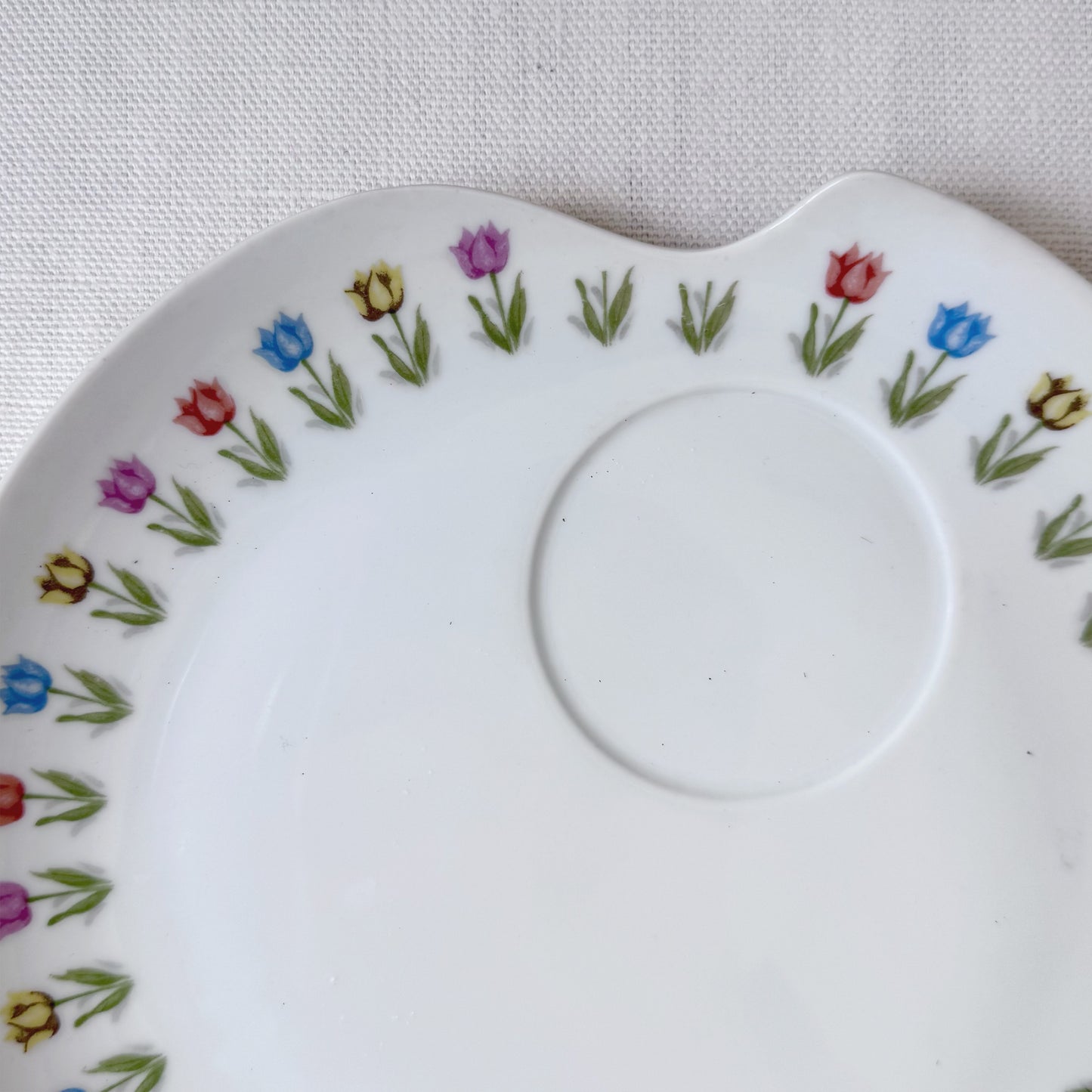 MCM Tulip Print Snack Plates