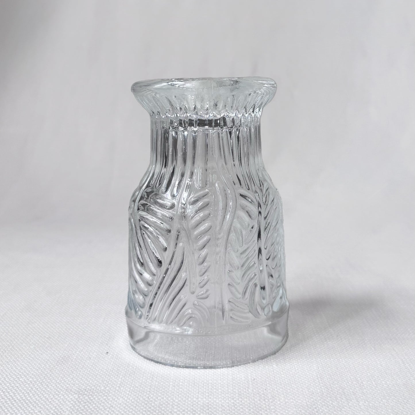 MCM Dansk Bohemian Embossed Feather Goblets