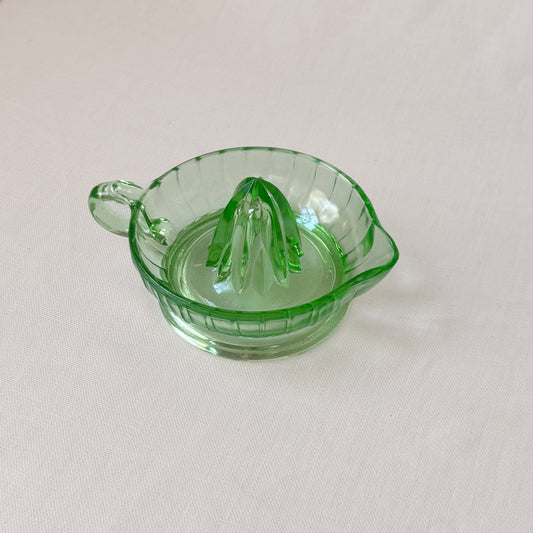 1930's Depression Era Uranium Glass Reamer