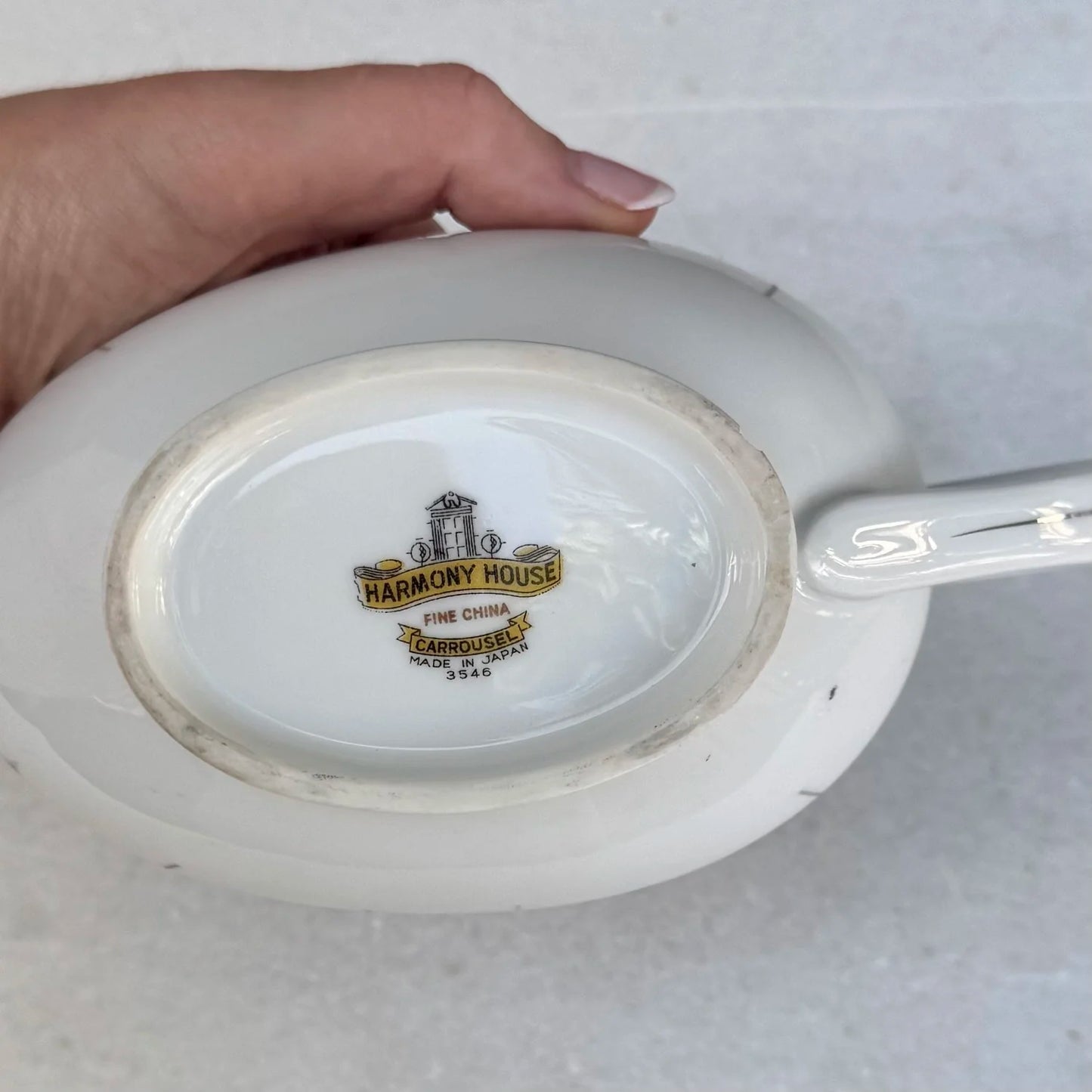 MCM Harmony House Porcelain Gravy Boat