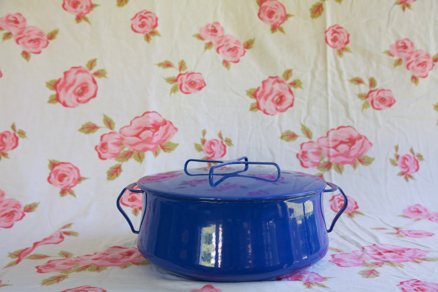 Blue Kobenstyle- 6qt. Casserole Pot- 1965