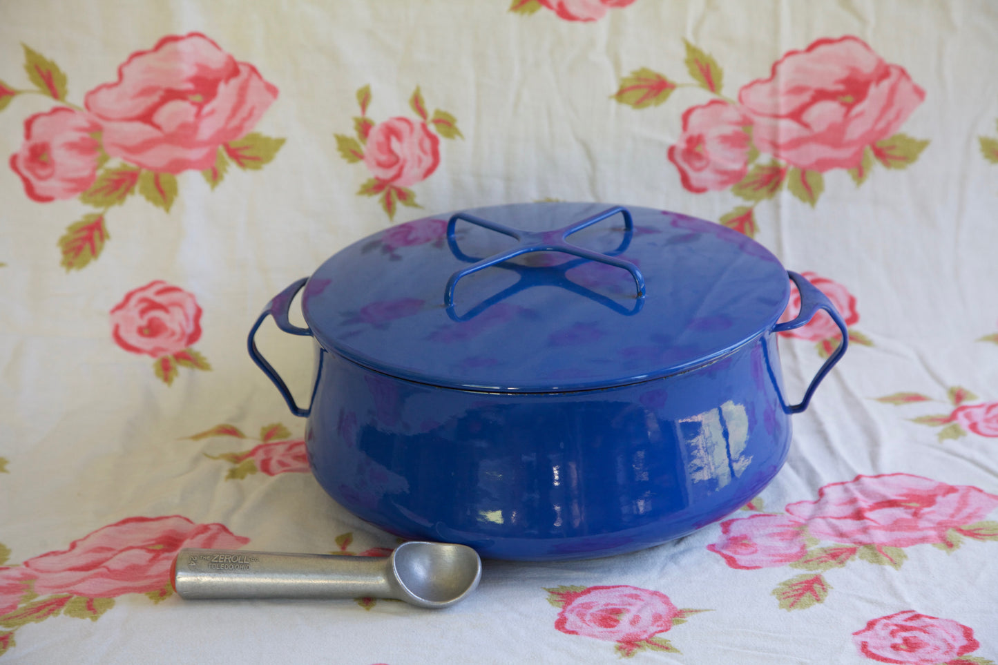 Blue Kobenstyle- 6qt. Casserole Pot- 1965