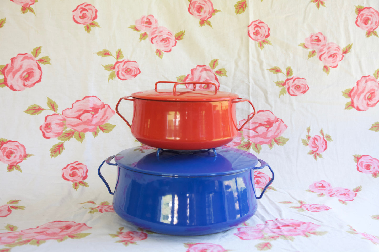 Blue Kobenstyle- 6qt. Casserole Pot- 1965