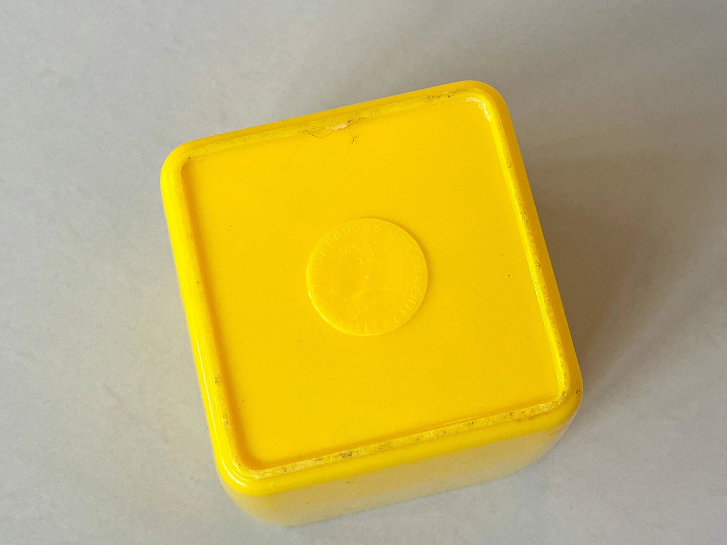 1940's Yellow Nesting Plastic Canisters Set