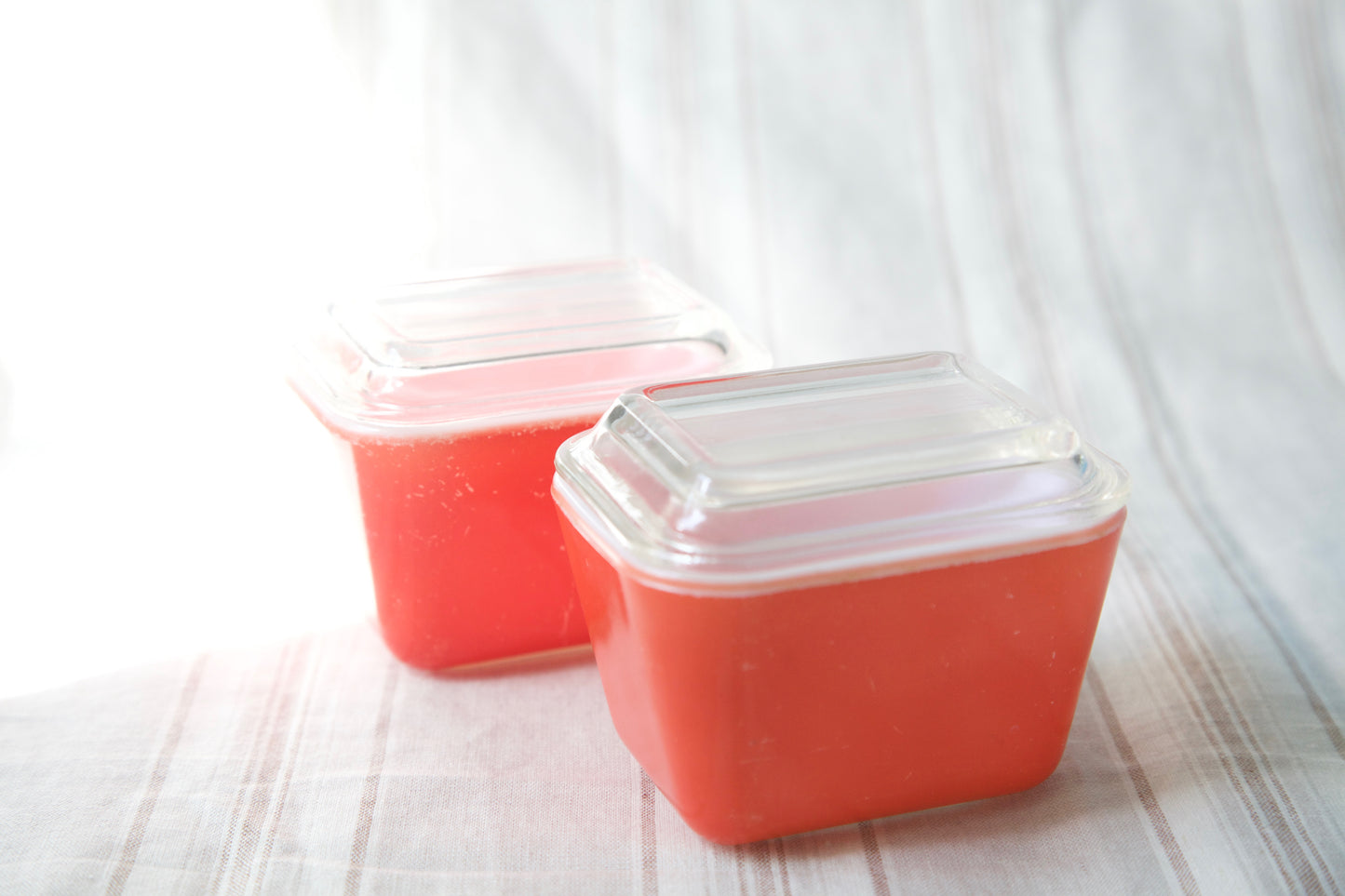 1940's Pyrex Refrigerator Set of 4 "Fridgies"- Primary