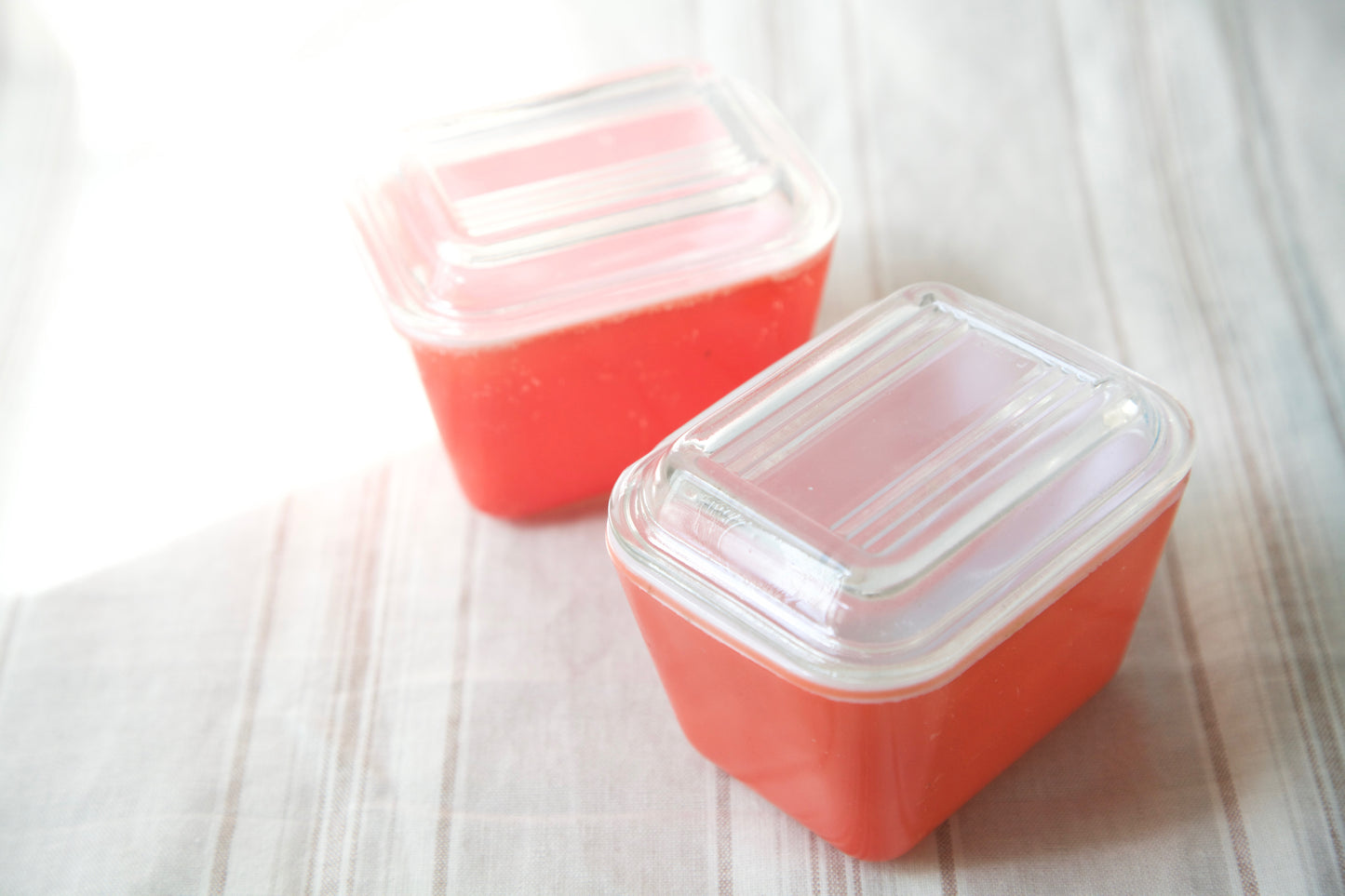 1940's Pyrex Refrigerator Set of 4 "Fridgies"- Primary