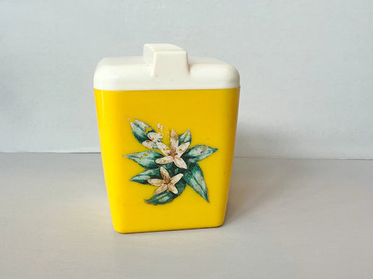 1940's Yellow Nesting Plastic Canisters Set
