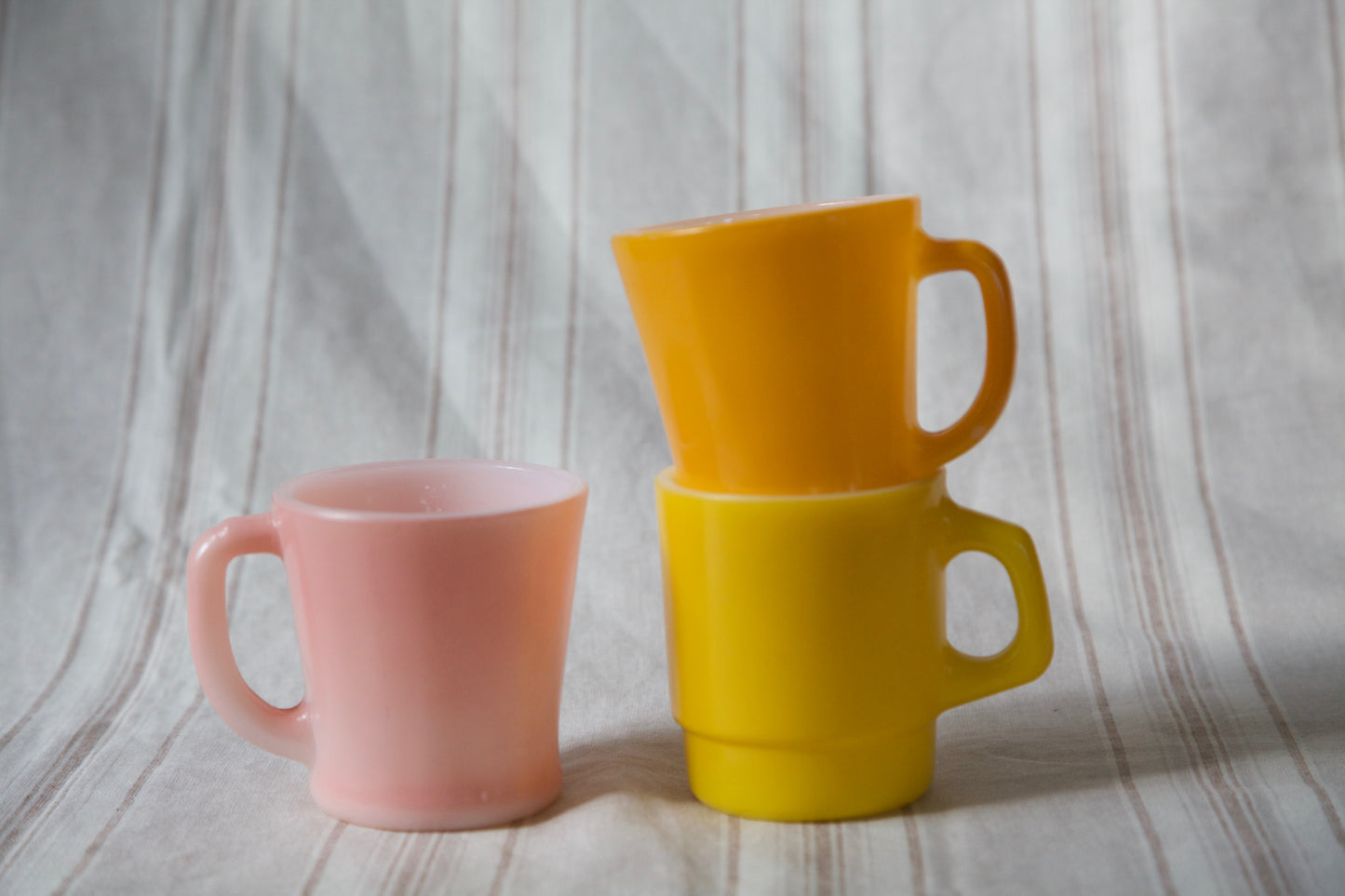 1940's Fire King Mugs- 3 pastel options