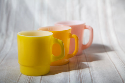 1940's Fire King Mugs- 3 pastel options