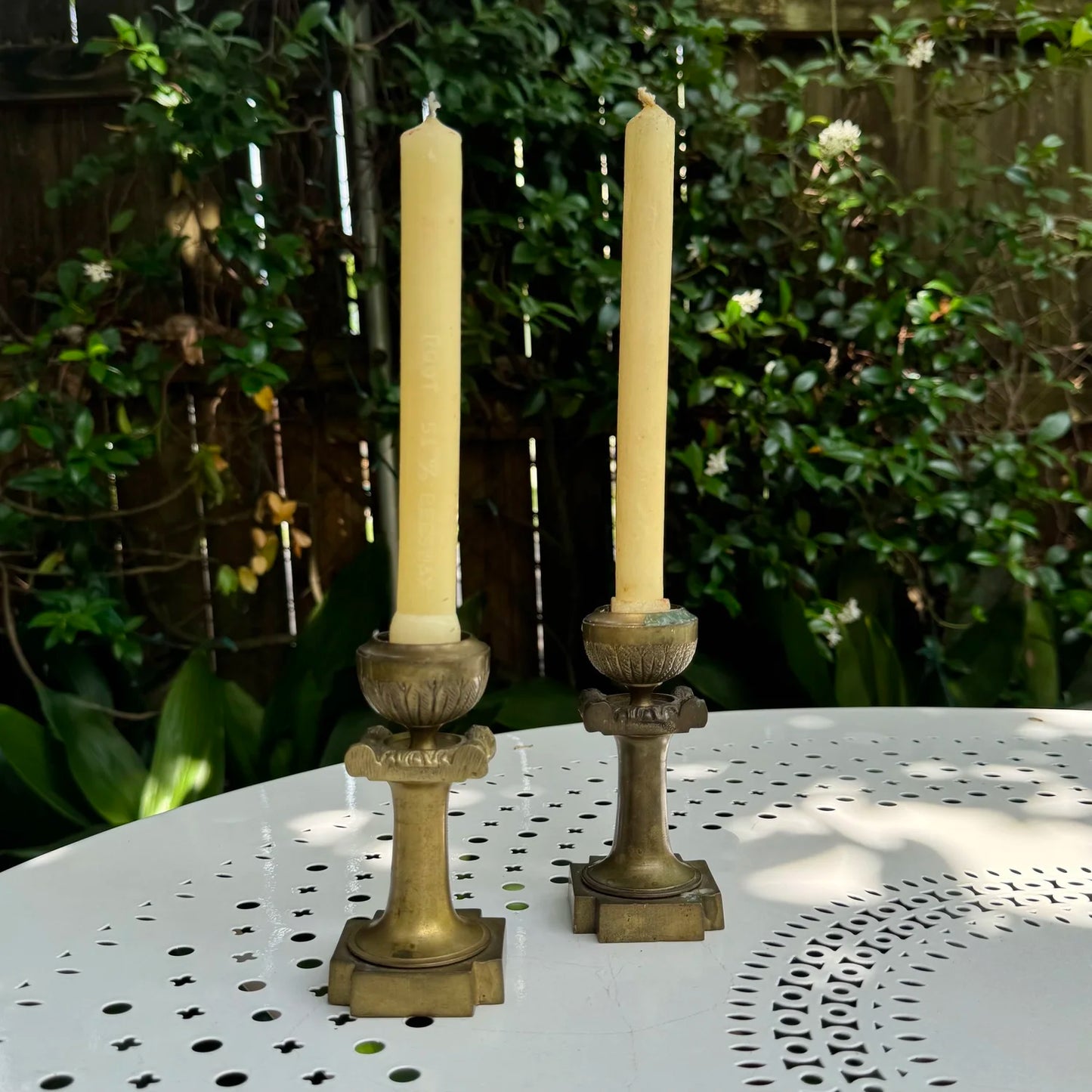 Brass Candlestick Set