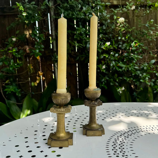 Brass Candlestick Set