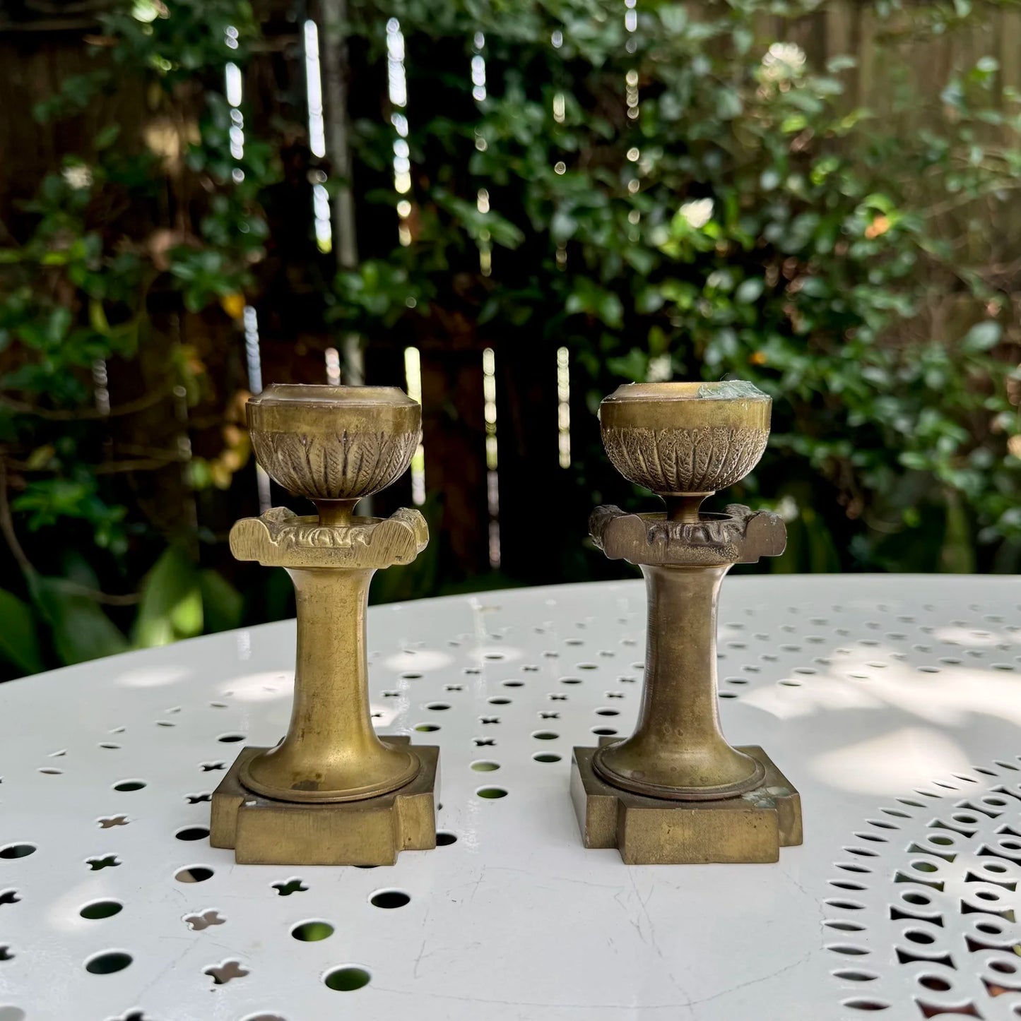 Brass Candlestick Set