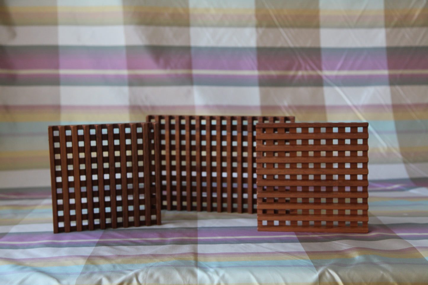Vintage Dansk Reversible Trivets- Set of 3