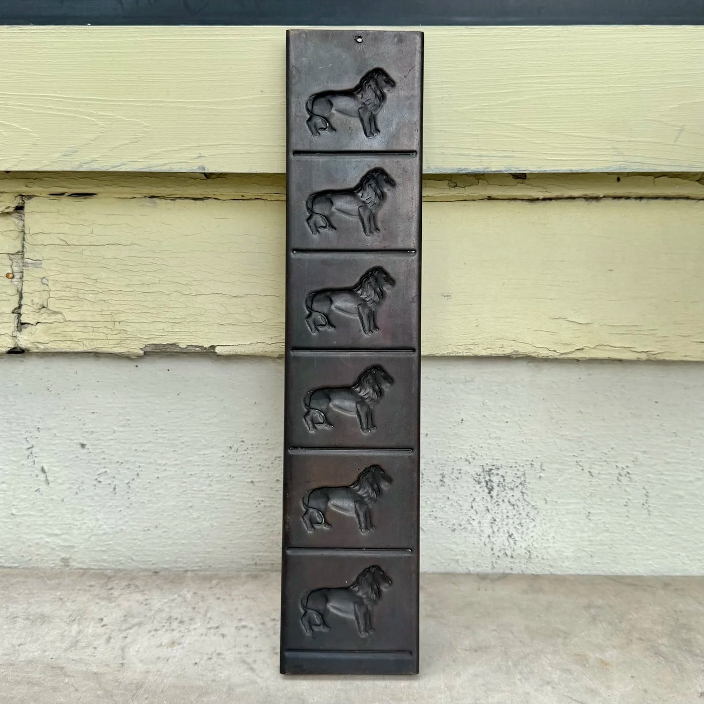 Antique Copper Lion Chocolate Mold
