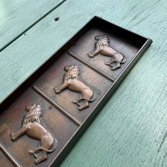 Antique Copper Lion Chocolate Mold