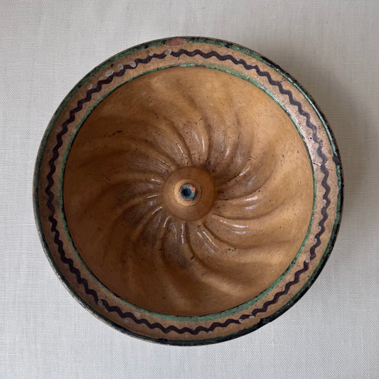 Antique Stoneware Bundt Pan