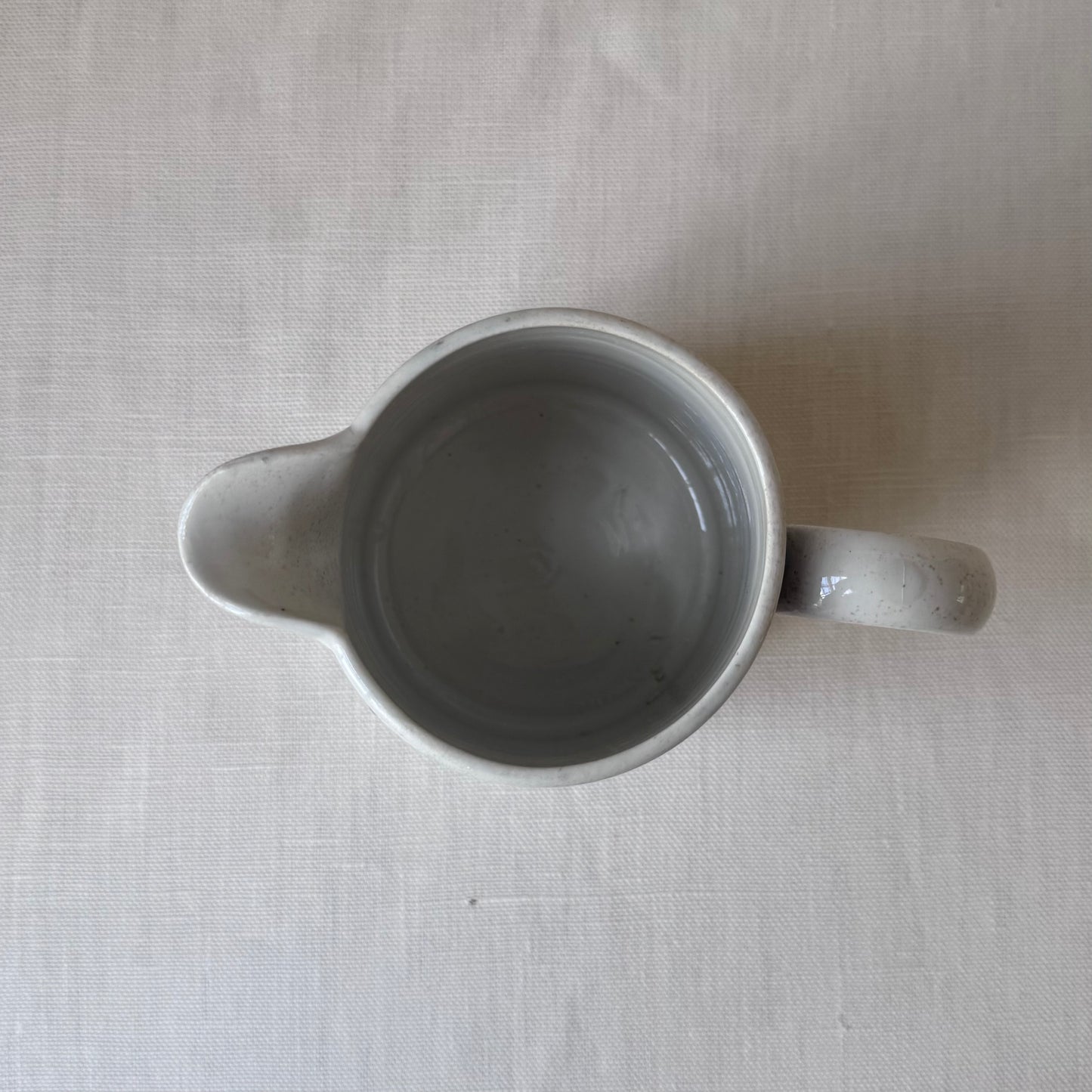 Rare 19th Century 'Mochaware' Stoneware Pitcher