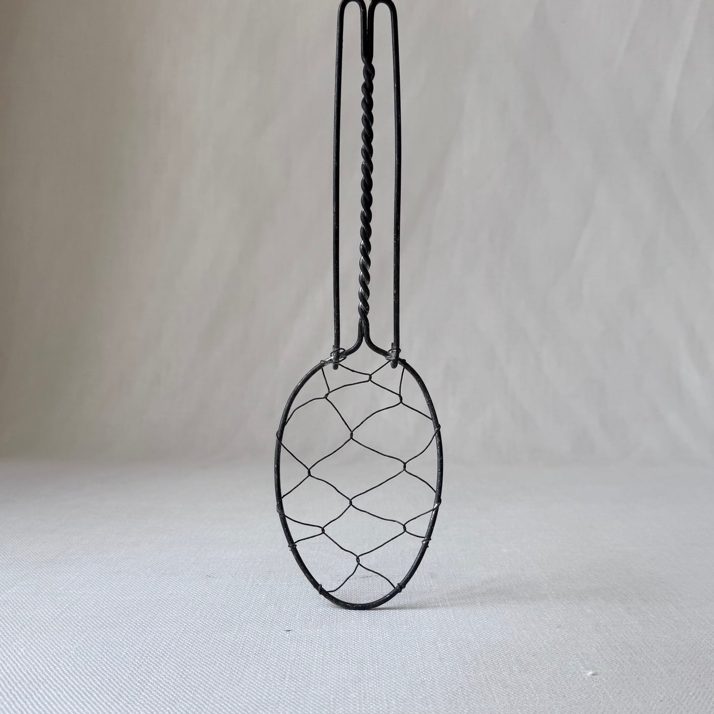 Antique Mesh Wire Strainer