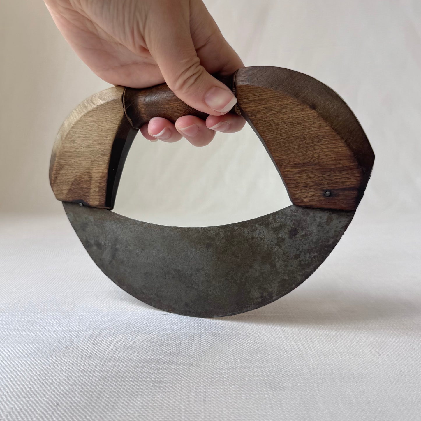 Antique Primitive Wooden Handle Chopper