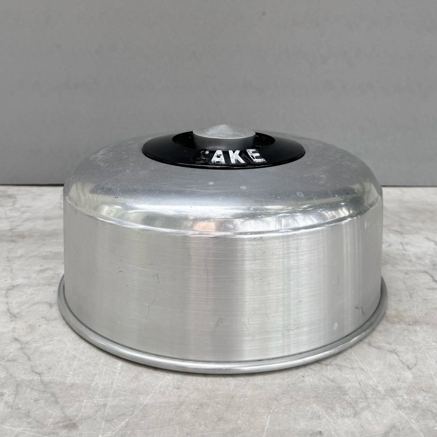MCM 'Cake' Aluminum Cloche