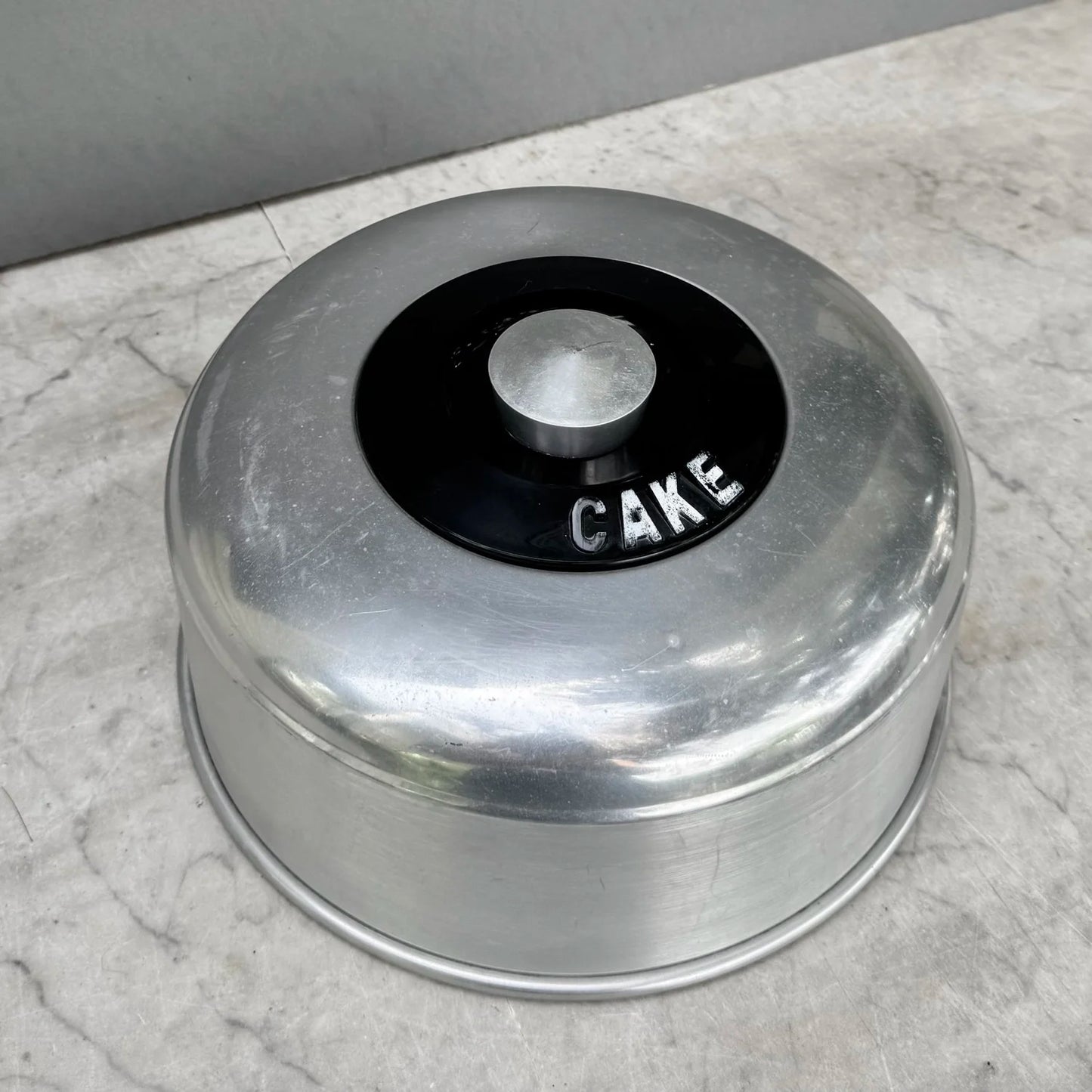 MCM 'Cake' Aluminum Cloche