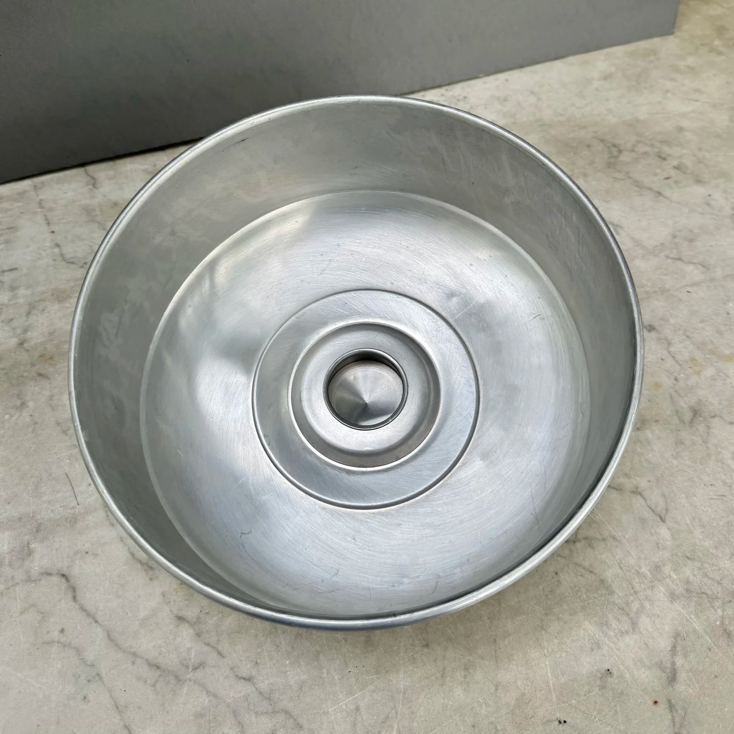 MCM 'Cake' Aluminum Cloche