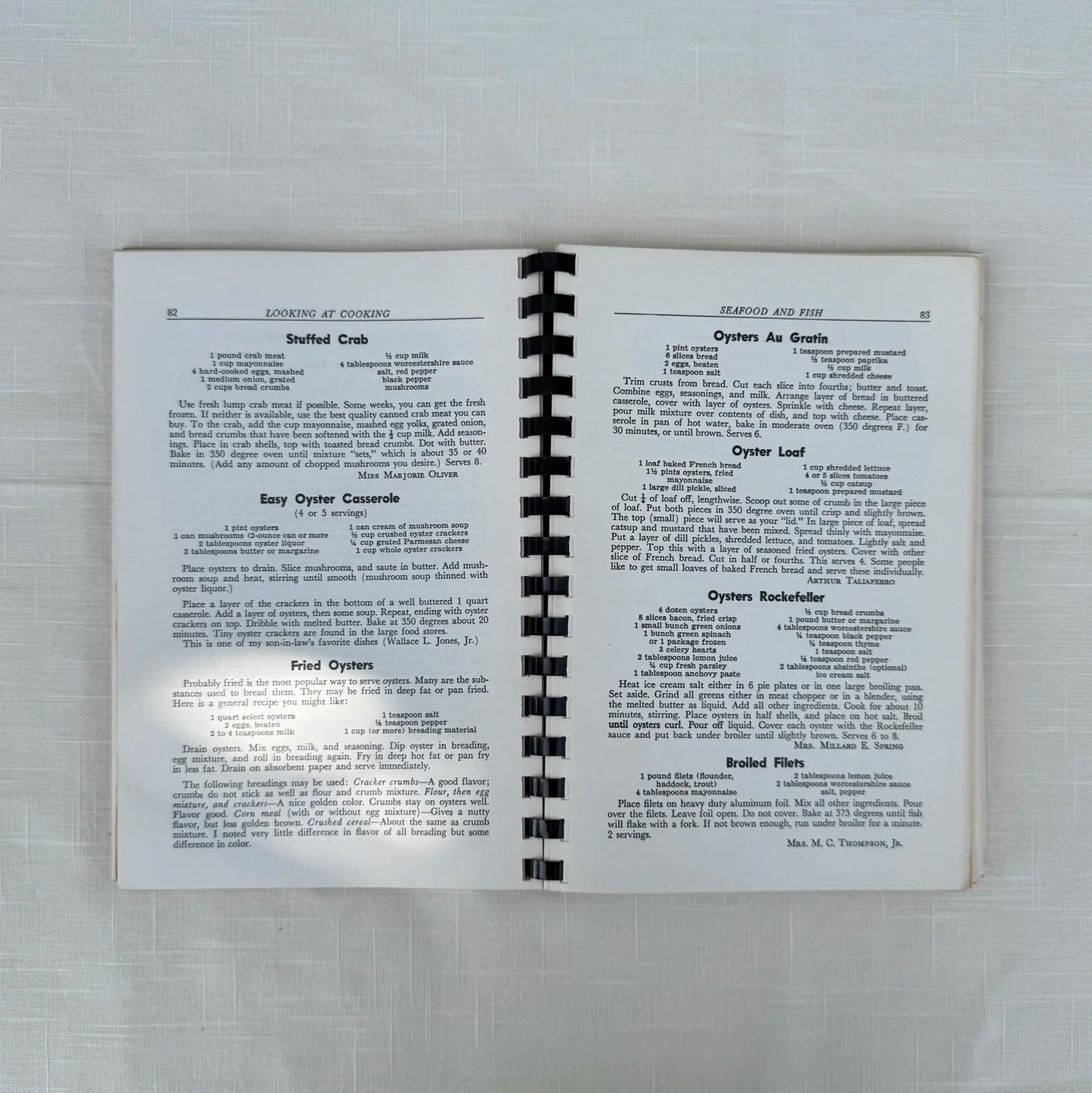 1960's 'Looking To Cooking' Cookbook