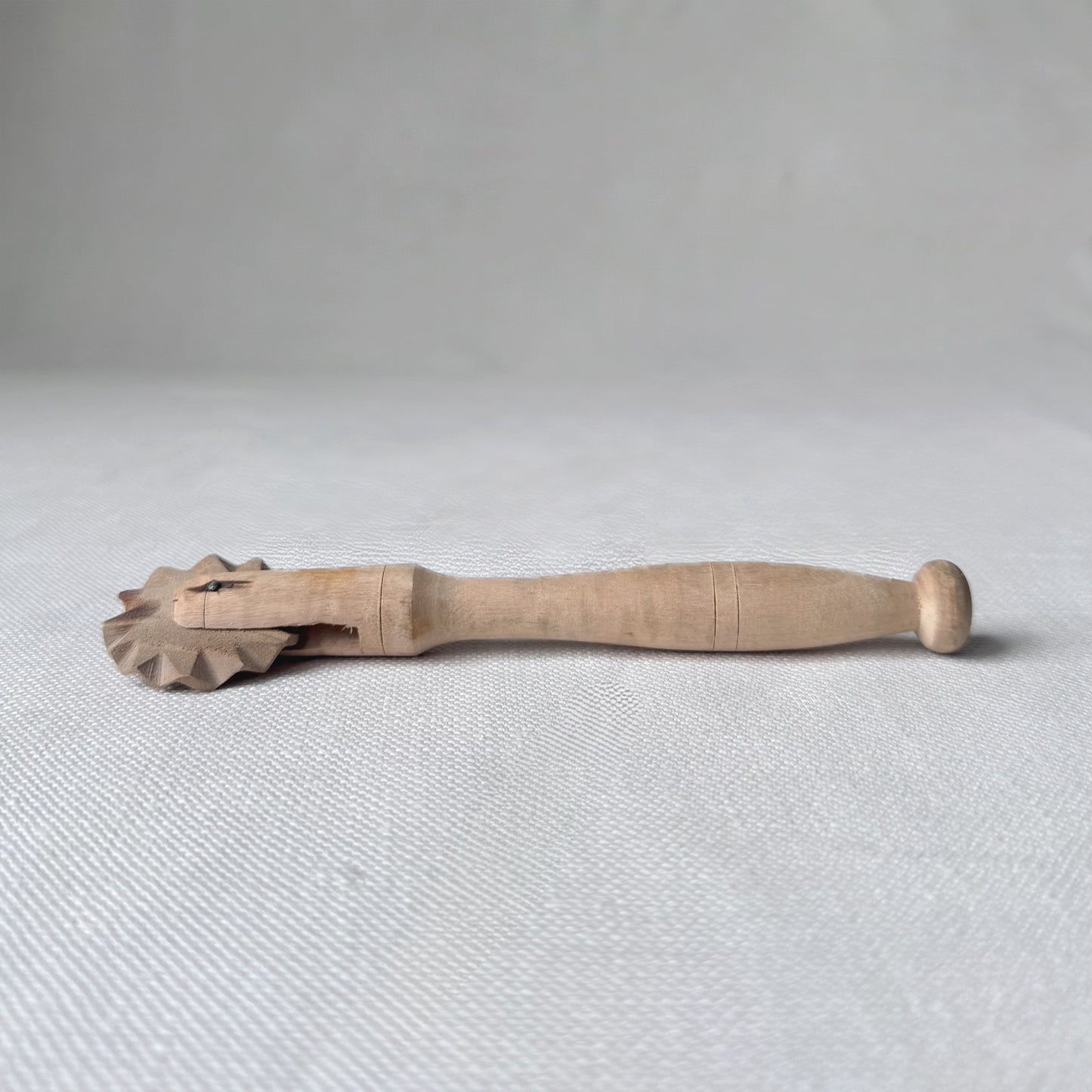Hand Carved Wooden Dough Cutter