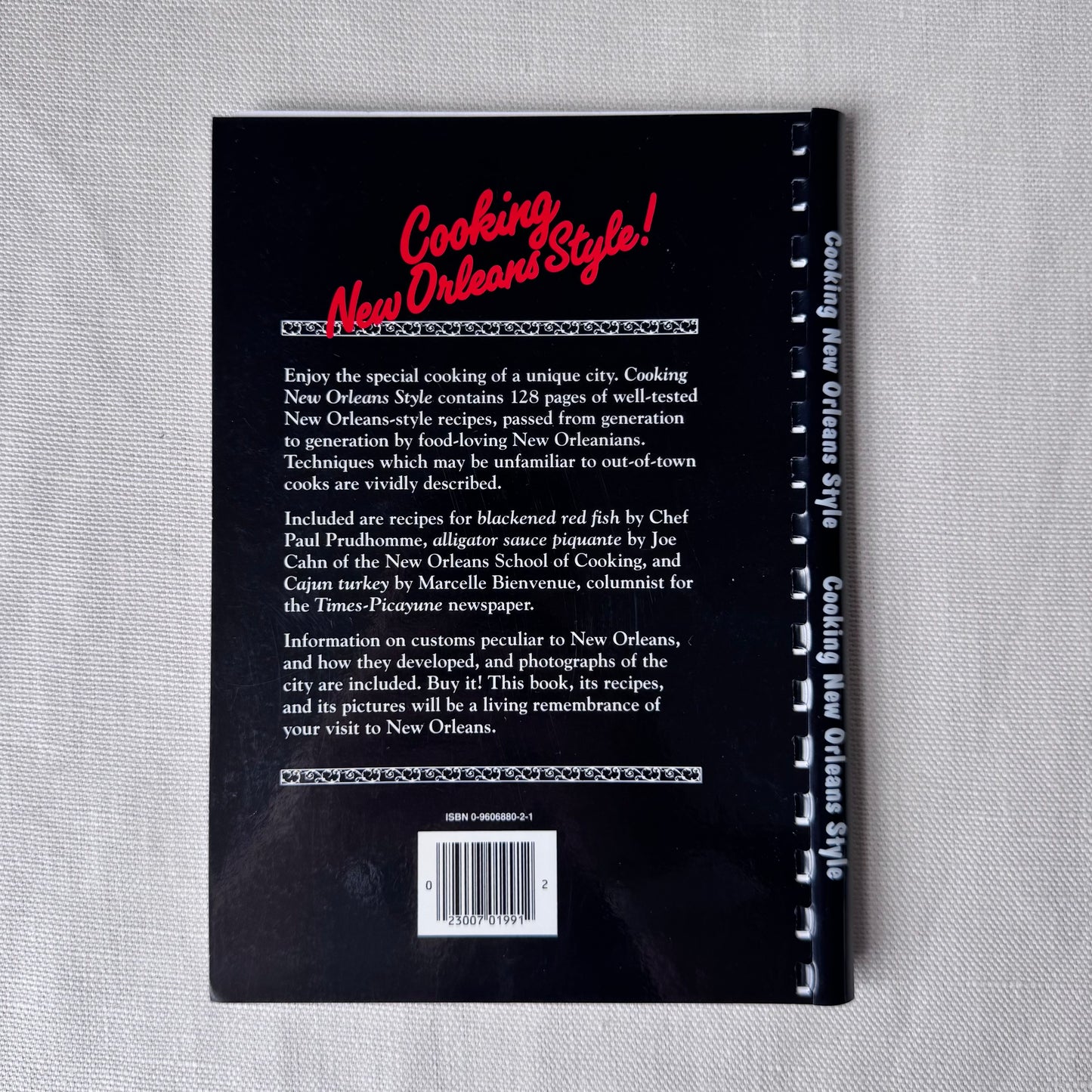 'Cooking New Orleans Style!' Cookbook