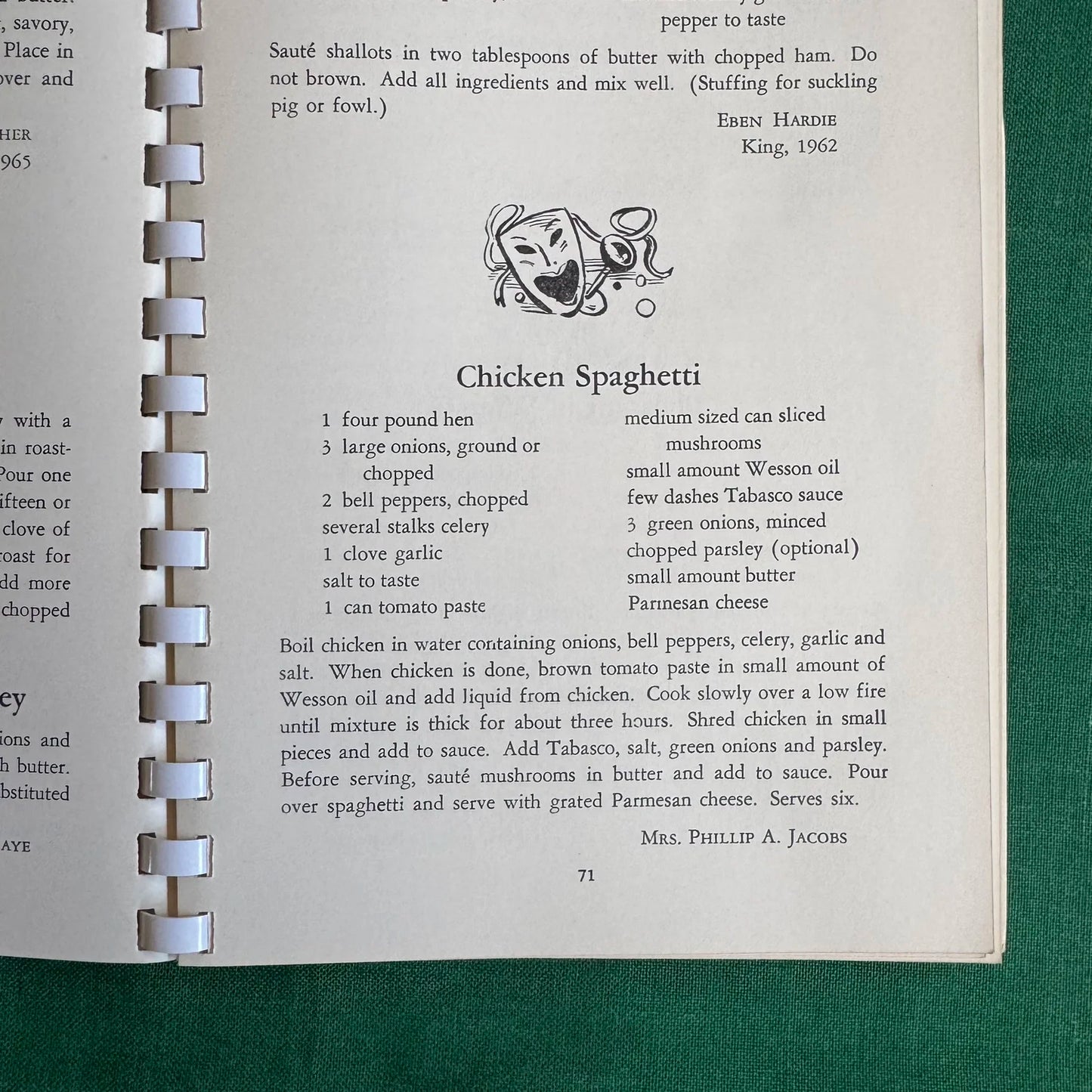 'Carnival of Recipes to a King's Taste' Cookbook