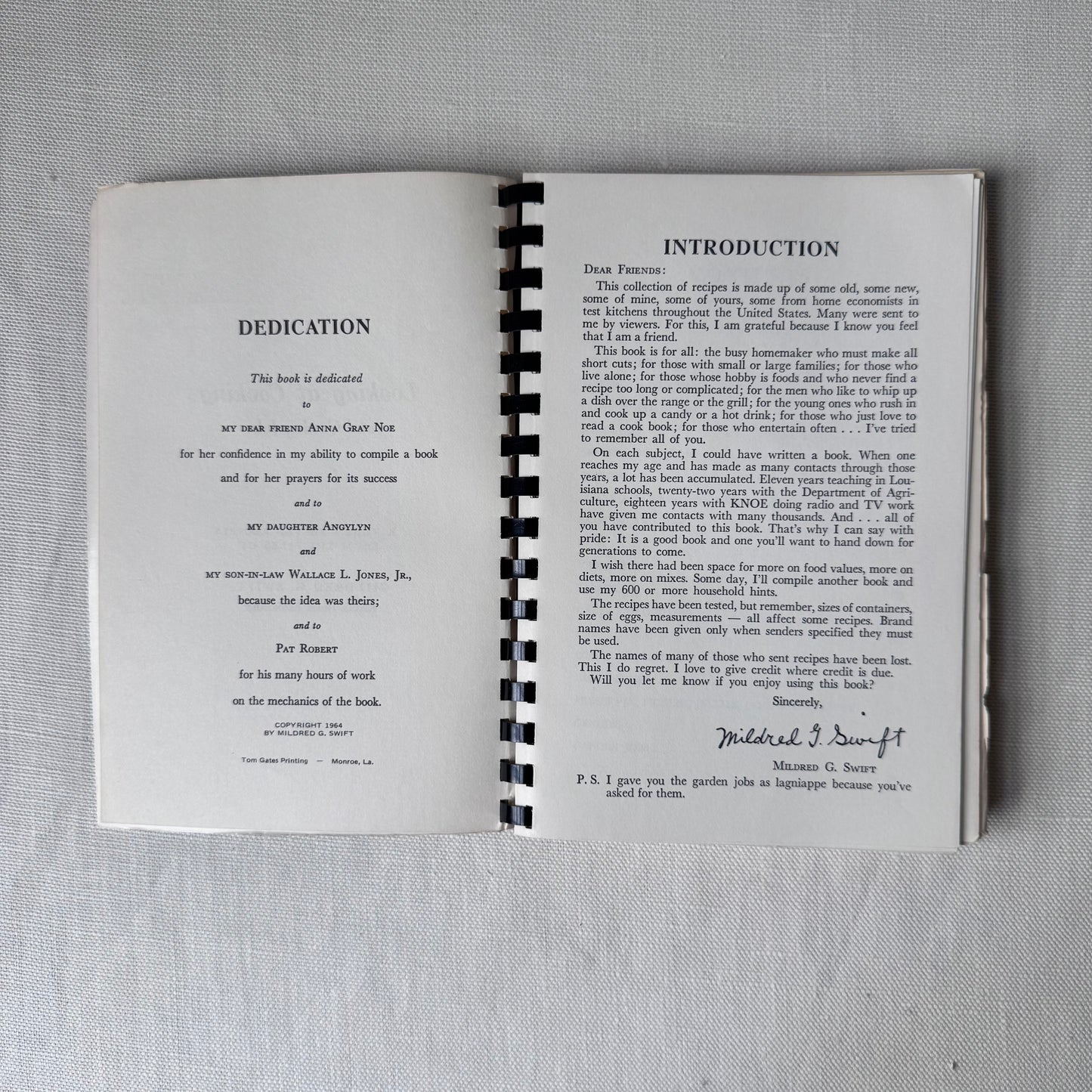 1960's 'Looking To Cooking' Cookbook