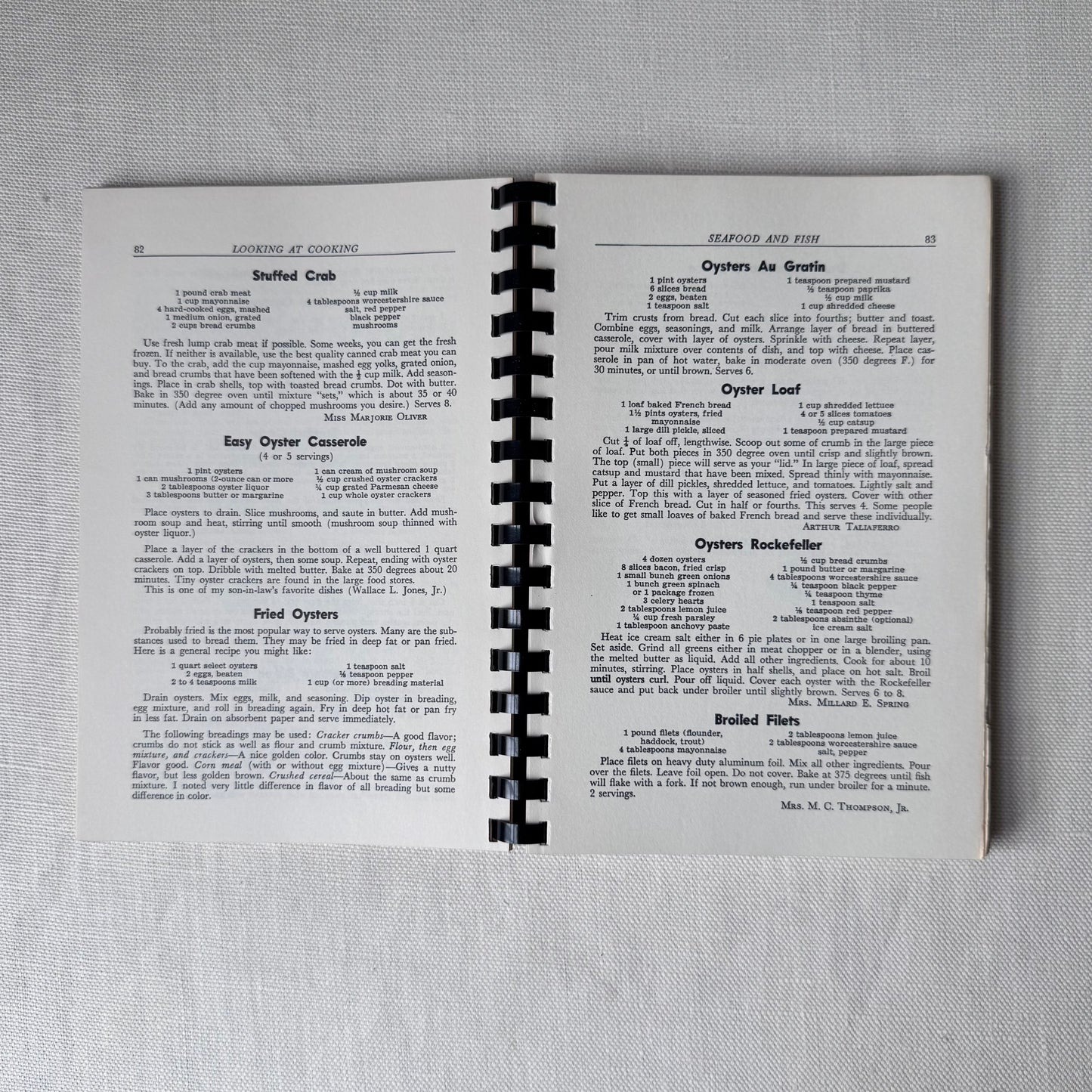 1960's 'Looking To Cooking' Cookbook