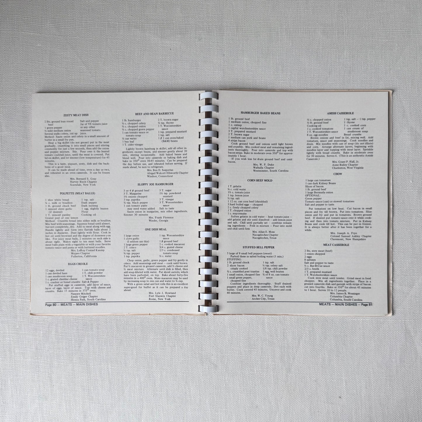 Vintage 'Tamassee Dar School' Cookbook