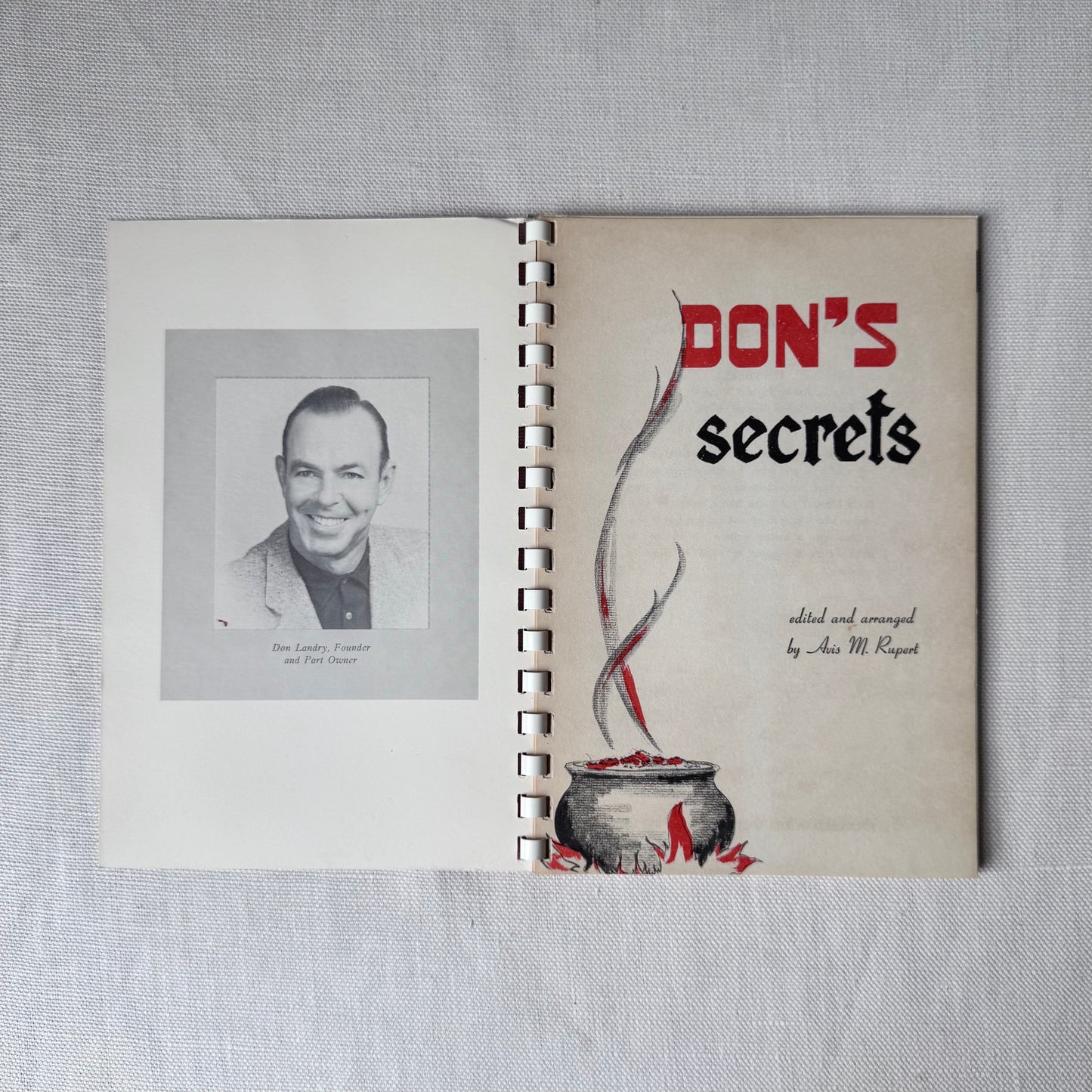 1950's 'Don's Secret's' Cajun Cookbook