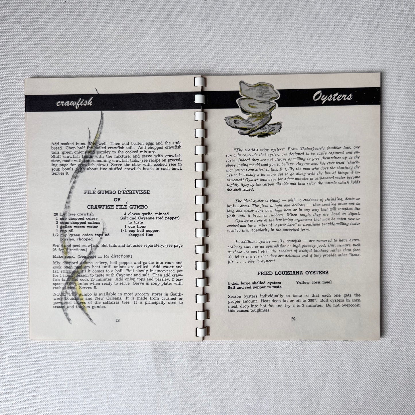 1950's 'Don's Secret's' Cajun Cookbook