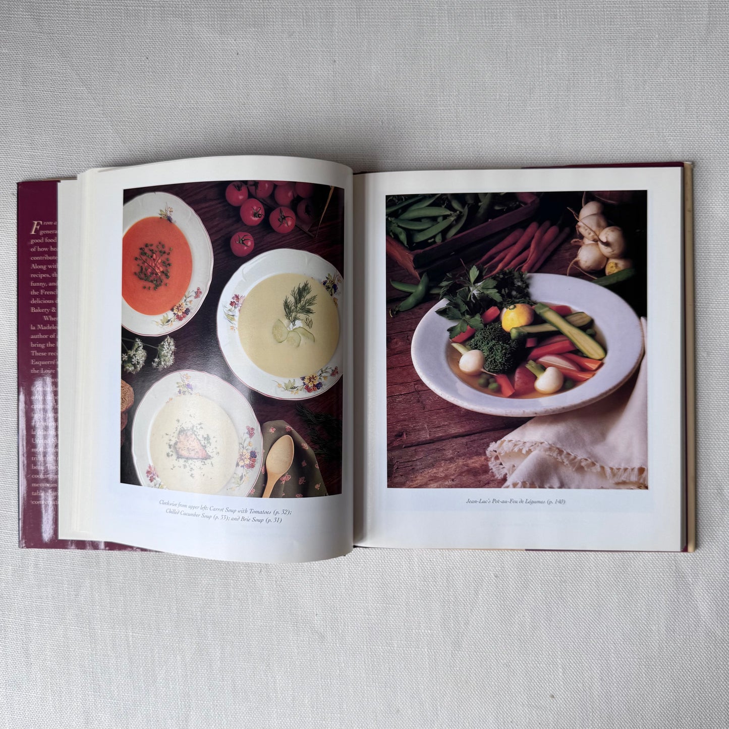 Vintage 'From A French Country Kitchen' La Madeleine Cookbook