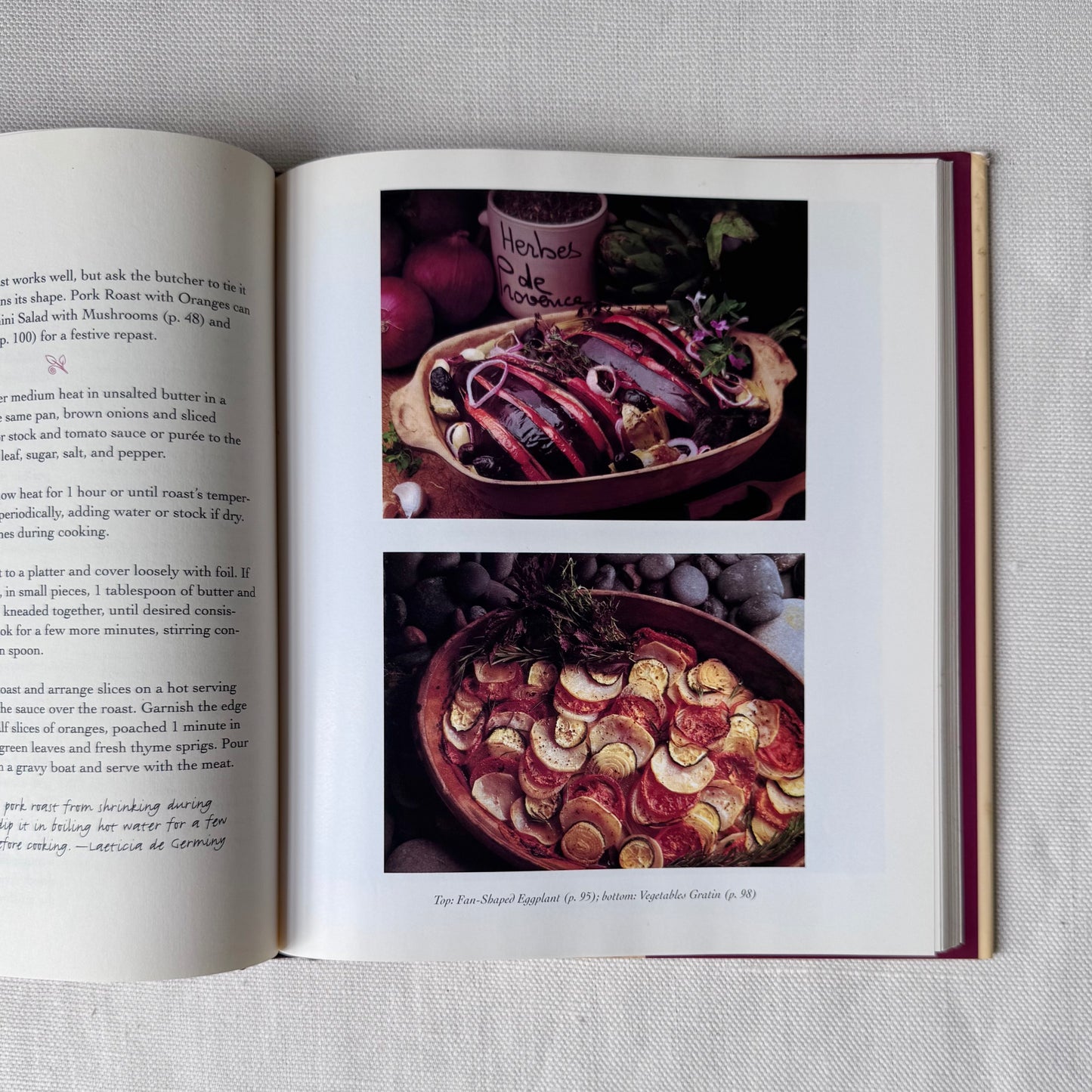 Vintage 'From A French Country Kitchen' La Madeleine Cookbook