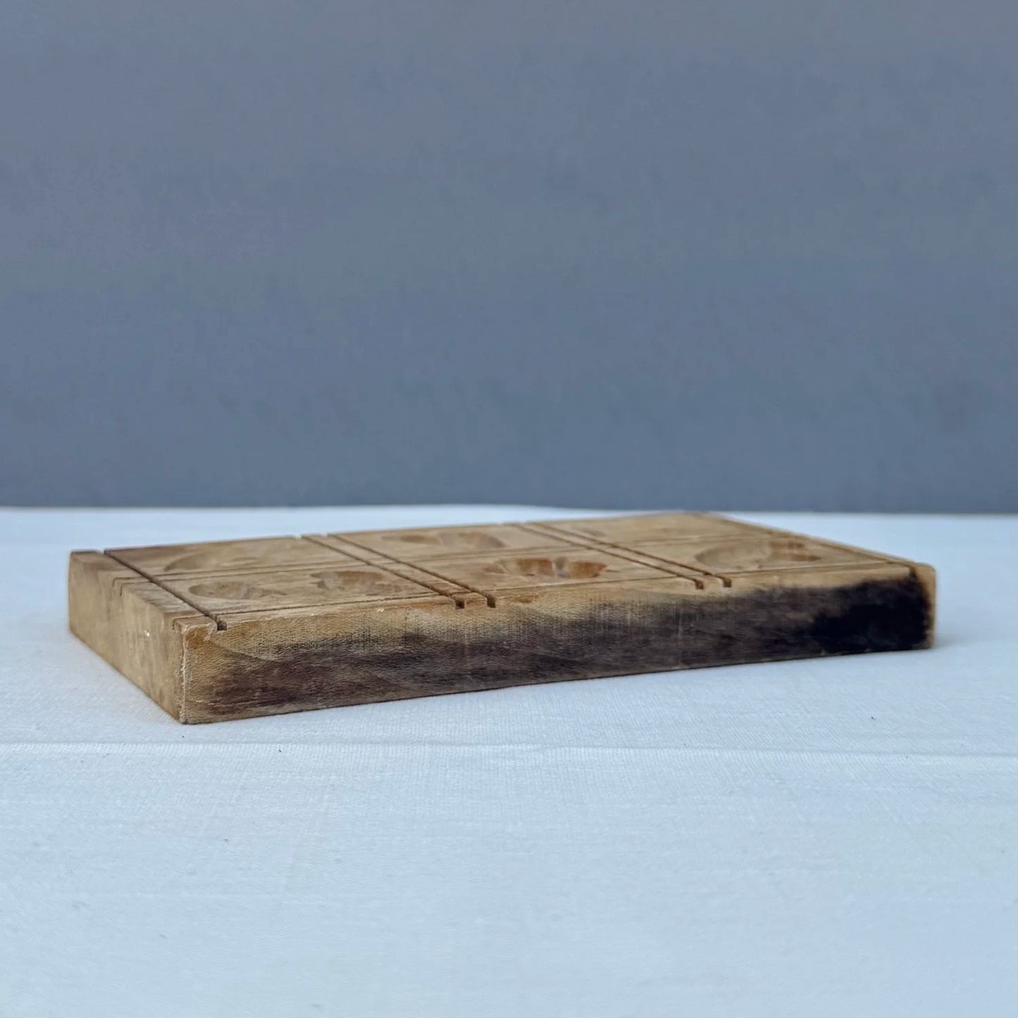Homemade Wooden Carved Cookie Press