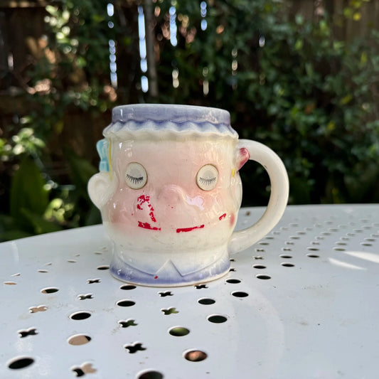 Rare 1950's 'Yum-ee Yum' Lenticular Eye Mug