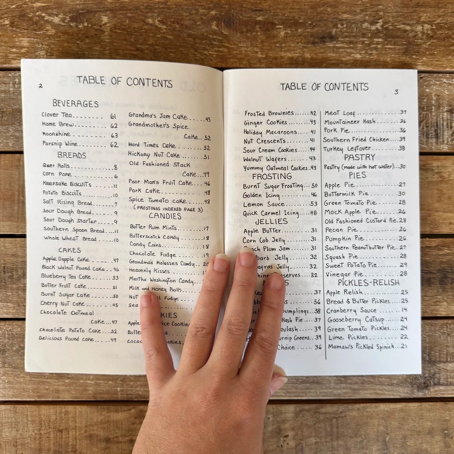 'Old Timey Recipes' Cookbook