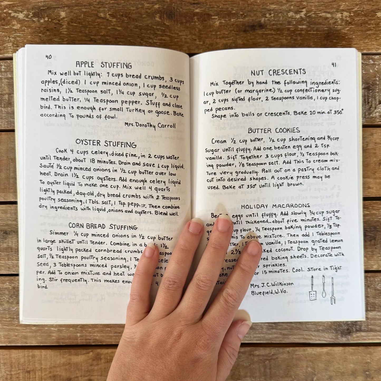 'Old Timey Recipes' Cookbook
