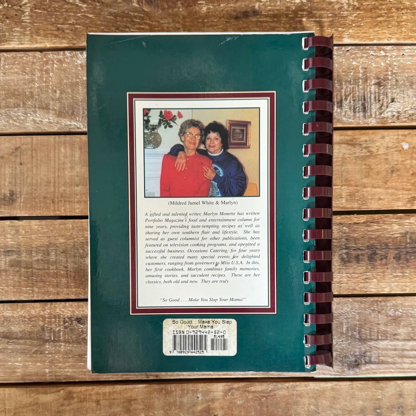 'So Good...Make You Slap Your Mama' Cookbook