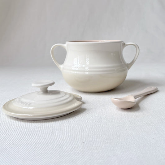 'Le Creuset' Sugar Bowl & Spoon Set