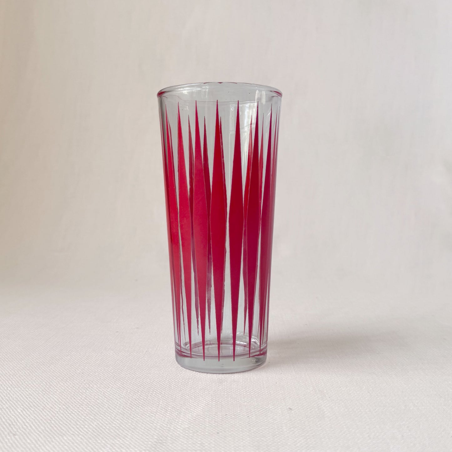 1950's MCM Tom Collins 'Atomic Stripe' Highball Glasses