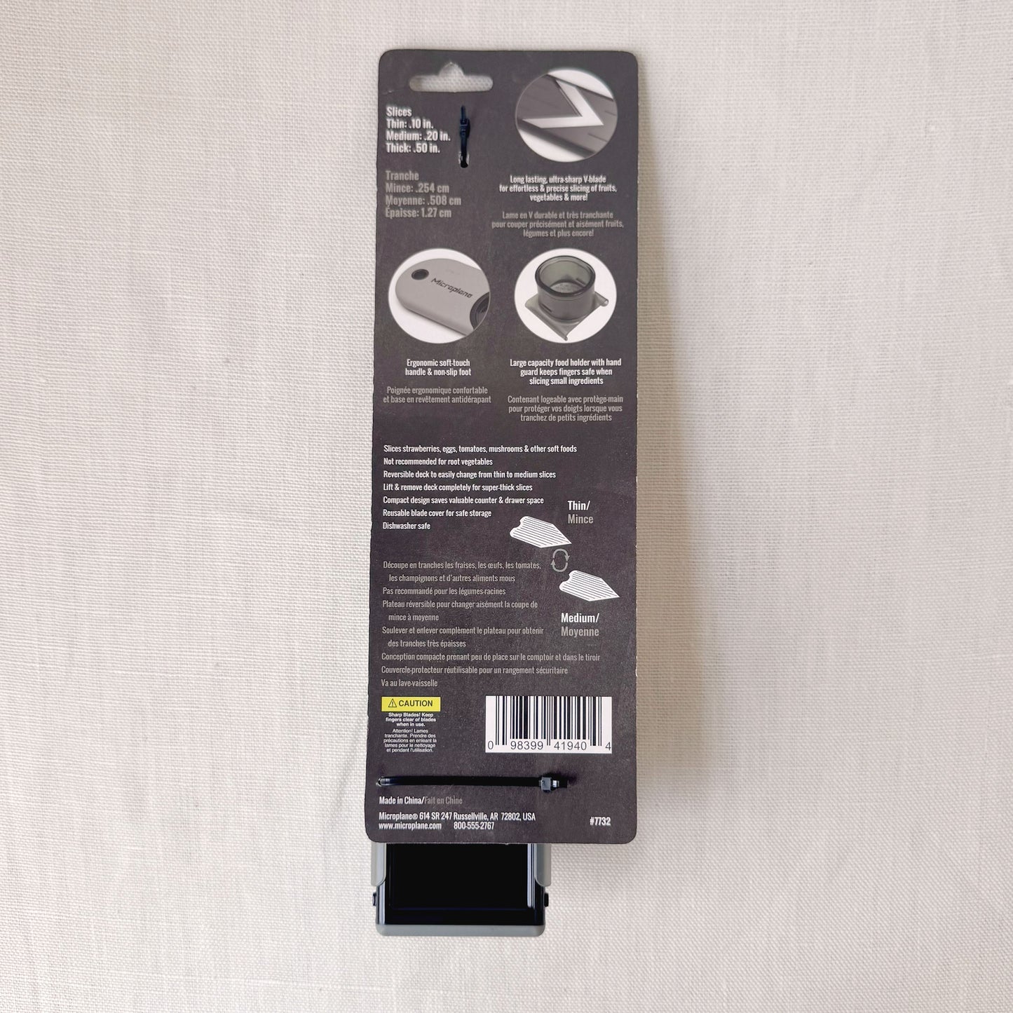New - Microplane Mini V-Blade Mandoline