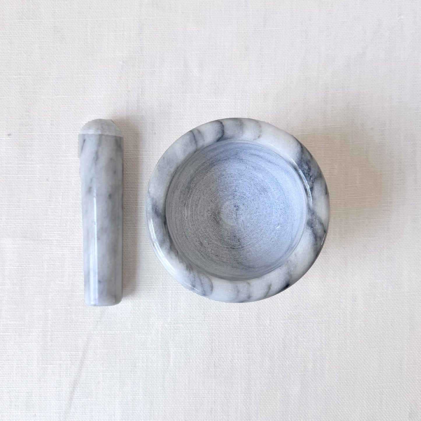 New - Marble Mortar & Pestle